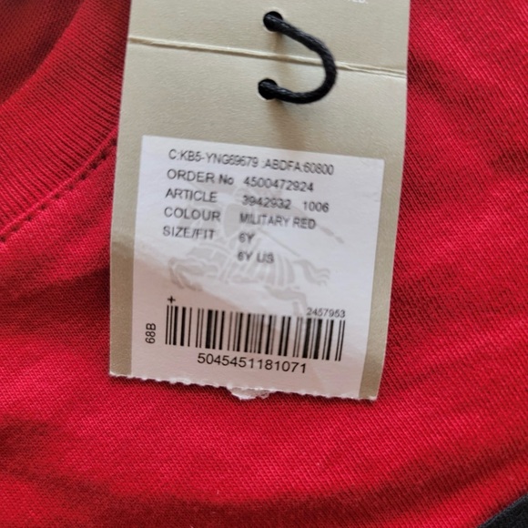 Burberry children long sleeve red shirt - Picture 2 of 3